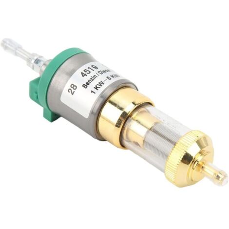 Pompe à carburant pour chauffage diesel avec double filtre, pièces de rechange plus pour tous les chauffages de stationnement 12 V - 28 ml 1-5 kW