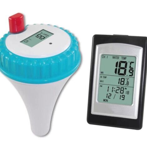 Thermomètre flottant sans fil, thermomètre de piscine étanche, télécommande numérique (1/3)