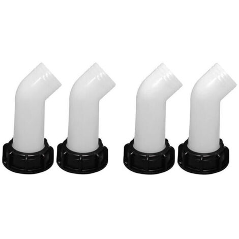 Bec de Vidange 4 Pièces pour Réservoir IBC 1000L avec Raccord 2 Pouces et Adaptateur Tuyau (1/4)