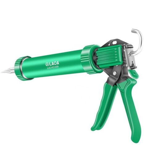 – Pistolet à mastic, pistolet manuel pour fenêtres ou portes, outils de ménagers, Pistolet à colle pressée, Sans batterie, ni chargeur, 300ml, 360mm (1/4)