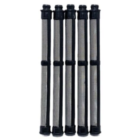 Lot de 5 filtres de collecteur, filtre pulvérisateur de peinture sans air à 60 mailles, Airless Pulvérisateur Spray Pompe Filtre pour pistolet pulvérisateur (1/4)