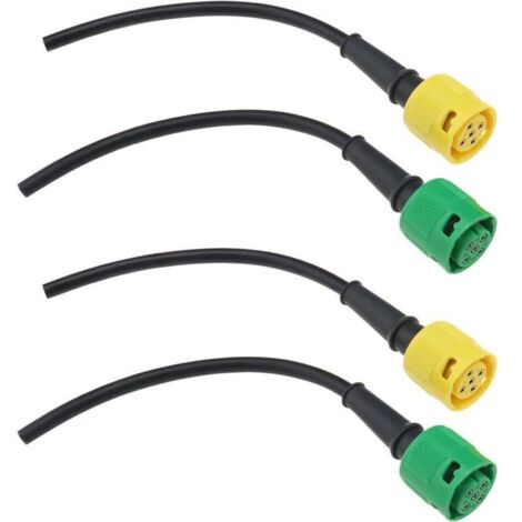 Connecteur Feu Arrière Remorque 5 Broches 4 Pièces pour Bateau Caravane Camion
