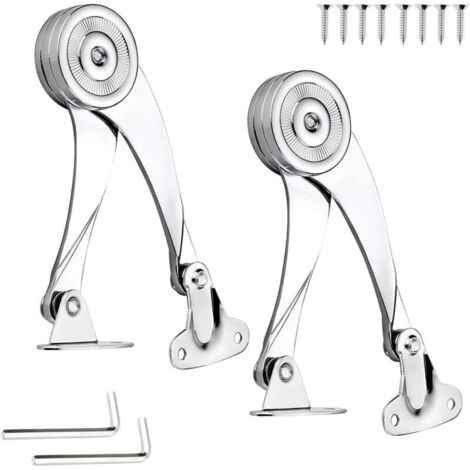 Charnière Porte Placard, Support Charnière Acier Inoxydable Charniere Meuble Réglable Angle D'ouverture 75 ° / 90 ° / 110 °avec Clé Hexagonale Pour Les Armoires Et Penderies Domestiques (1/4)