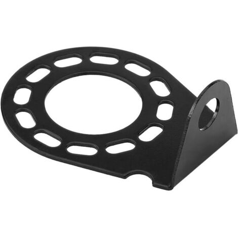 Support de montage métal pour prise 7/13 broches caravane remorque noire (1/4)