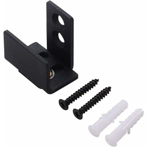 Guide de sol pour porte de grange, guide de porte coulissante en bas, guide de porte coulissante de grange, guide de sol robuste pour porte coulissante, rails de porte de placard coulissants (1/4)