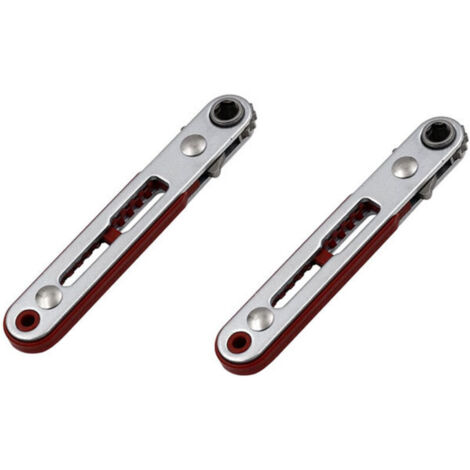 Clé à cliquet réversible 2 pièces 1/4 pouce pour embouts de tournevis et perceuses (1/4)