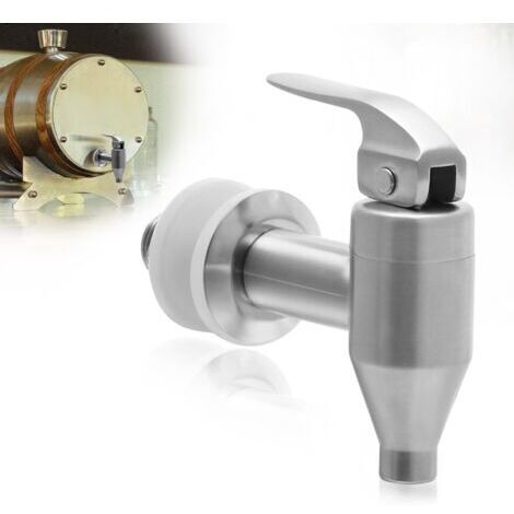 Un robinet de remplacement pour distributeur de boissons, robinet distributeur d'eau en acier inoxydable, robinet à punch pour la maison et les fêtes. (1/4)