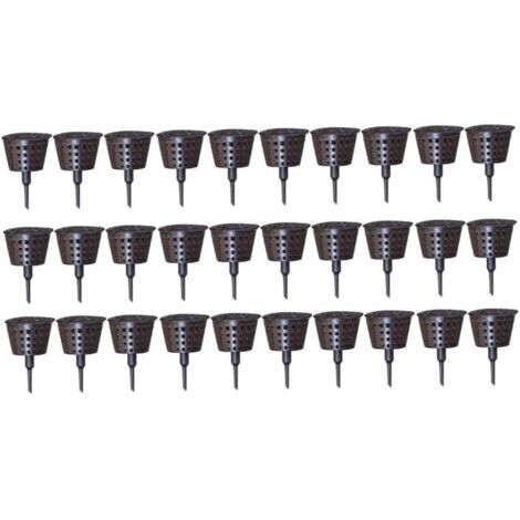 Panier à engrais automatique, godet nutritif pour plantation, pot de semis en plastique avec couvercle, lot de 30, engrais pour pots H219 (1/4)