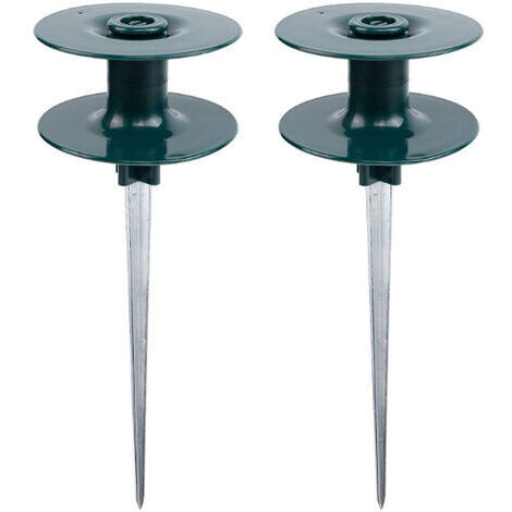 Guides de tuyaux d'arrosage (verts) lot de 2 (1/4)