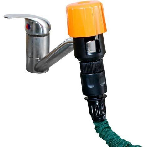 Adaptateur universel pour tuyau d'arrosage et robinet (1/4)