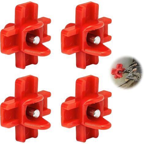 Abreuvoirs à tétine automatiques pour poulets, abreuvoirs à goutte-à-goutte pour poulets, abreuvoirs en plastique pour poulets, oiseaux et cailles, lot de 4 H239 (1/4)