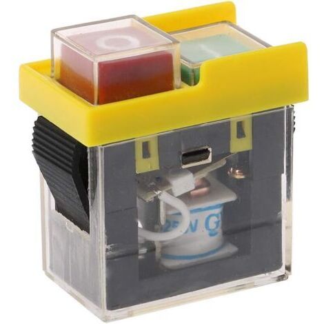 Interrupteur électromagnétique étanche 250 V – Indice de protection IP54 – Courant nominal 6 A – Mécanisme de sécurité autobloquant – KJD20 (1/4)