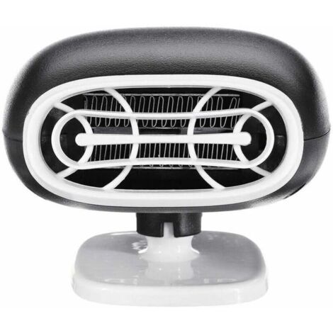 Ventilateur de chauffage portable pour voiture, 12 V 150W, dégivreur de voiture, chauffage rapide, prise allume-cigare, base rotative à 360 °, faible bruit, chauffage de voiture