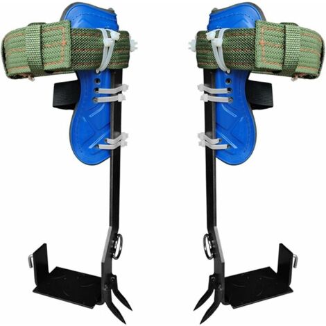 Kit d'escalade d'arbre avec pointes en acier inoxydable – Sangles de ceinture réglables – Poids léger – Capacité 330LB