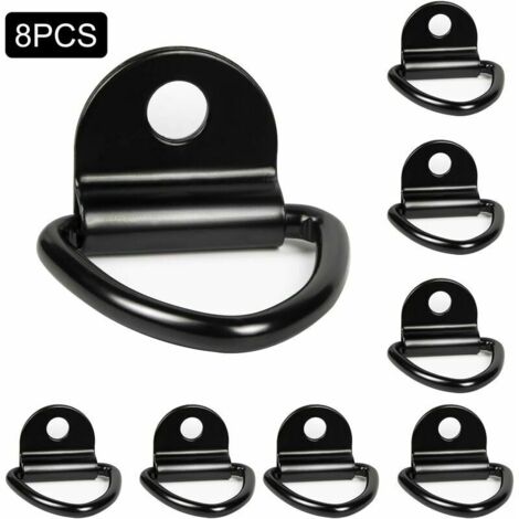 GABRIELLE Lot de 8 anneaux d'arrimage robustes pour bateaux, camionnettes, camions, entrepôts (1/5)