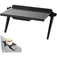 Decoder Shelf Monitor Stand / Holds Speakers Streaming Devices / Save Space / Black