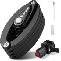 Foldable Bike Lock, 4 Digit Lock, Level 6 Security Bike Lock, Heavy Duty Foldable