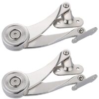 2 x Furniture Door Lift Support Hinges, Multiple Opening Angles, With Hex Key