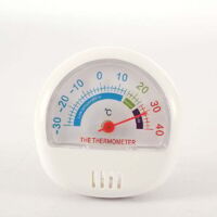 ZVD Thermomètre de congélateur pour réfrigérateur, thermomètre pour congélateur mécanique Réfrigérateur avec Cadran Large et frigo pour congélateur analogique