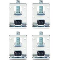 Set of 4 Adjustable Furniture Legs, Leveling Legs for Tables and Chairs Threaded Feet with Fixings Adjustable Leveling Feet for Furniture, Tables, Cabinets, Workbenches