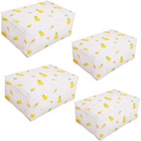 Clothes Organizer, Large Quilt Organizer, Mildew and Moisture Resistant, Clothes Organizer, Quilt, Bedding (4pcs)