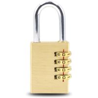 Combination Padlock, Waterproof, With Combination, 4 Digit Padlock, School, Gym