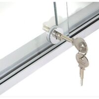 Glass door lock. Sliding door lock. Round glass lock. Movable door lock Jewelry cabinet lock Glass lock