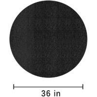 Fire Mat Fire Mat Outdoor Furnace Brazier Insulation Mat Black Round Fire Retardant 36 Inch