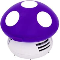 Mini Table/Desk/Push/Car Vacuum Cleaner (Purple)