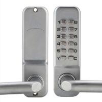 Waterproof Mechanical Code Lock, 1-11 Digit Code Combination Security Password Coded Lock Keyless Mechanical Combination Door Lock for Wooden Office Door