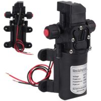 High Pressure Water Pump, DC 12V 5 L/Min Diaphragm Water Pump Self Priming Sprayer Pump 116 PSI with Clamps for Boat RV Camper