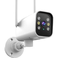 K20 Caméra de surveillance PTZ 1080P HD Intérieur/Extérieur Surveillance panoramique