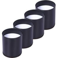 Set of 4 Carbon Steel Bed Leg Risers, Furniture Risers Add 5CM Height, Support 10000 lbs, Table, Chair or Sofa Risers, Space Saving for Desk and Bedding(black),