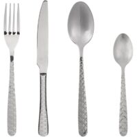 Ménagère 24 Pièces Couverts en Inox modèle Flora - Secret de Gourmet