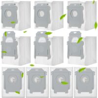 Lot de 10 sacs d'aspirateur pour iRobot Roomba i7 i7+ i7 Plus S9 S9+ i3 i3+ j7 j7+ E5 E6 E7 pour iRobot Sacs de rechange pour iRobot Roomba i7