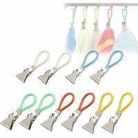 Geschirrtuchklammer, Geschirrtuchhalter, Küchengeschirrtuchhalter, Küchengeschirrtuchklammer, Handtuchklammer, Geschirrtuchhaken, Küchengeschirrtuchhalter, Geschirrtuchklammer, Metallklammer, 10 Stück