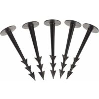 Lot de 100 TerraPEG piquets de Fixation pour Jardin pour la Fixation des Tissus Anti Mauvaises Herbes