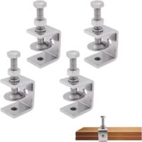 Ensemble de serre-joints en C robustes en acier inoxydable 304, serre-joint en C de 30 mm, serre-joint à vis en C, mini-serrure, petite serre-joint en C, serre-joint M8, adapté aux industries du trava