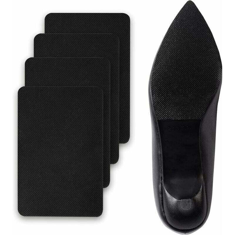 12 Semelles Antidérapantes Auto-adhésives – Pour Talons, Chaussures Quotidiennes – Réduction Du Bruit, Protection Usure – Facile à Coller