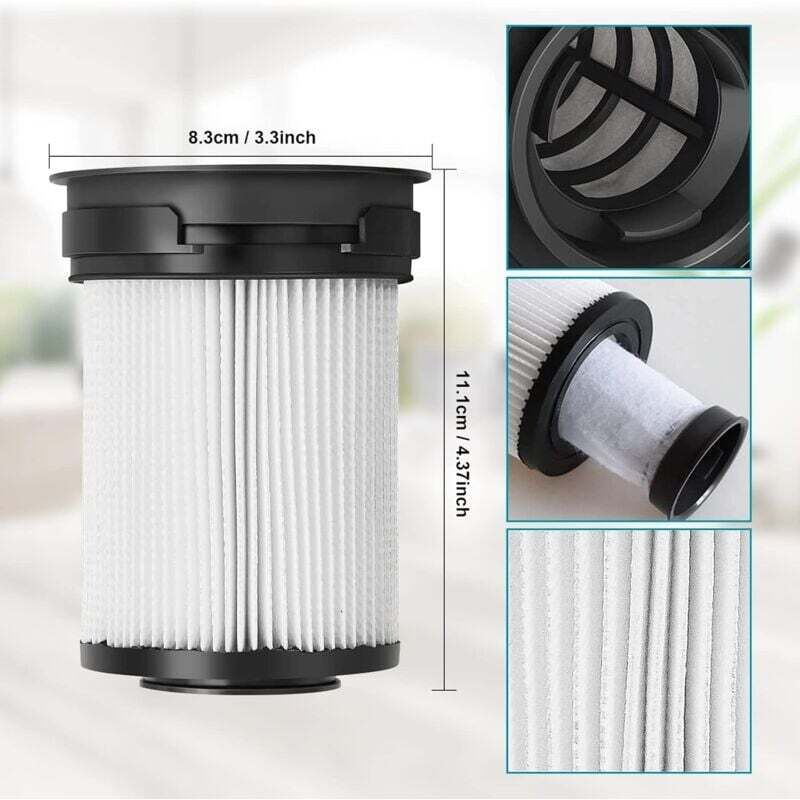 Lot De 3 Ou 8 Filtres De Rechange Lavables Pour Aspirateur LT-117C - Réutilisables
