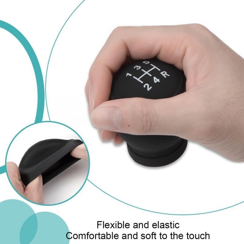 Pommeau De Levier De Vitesse Universel En Silicone - Pour Boîte 6 Vitesses - Protection Antidérapante