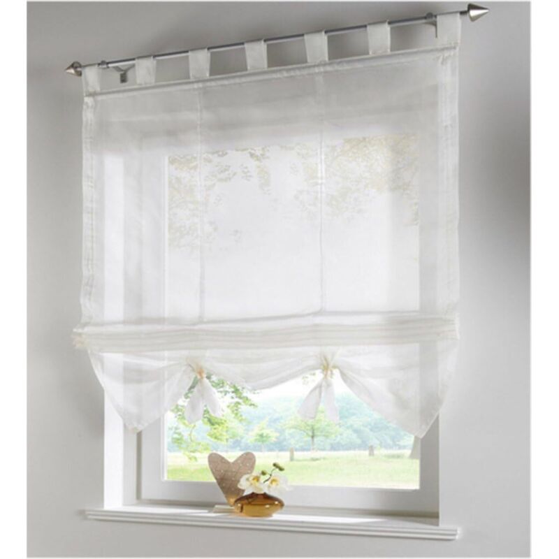 SeeGlee Rideau occultant à œillets pour petite fenêtre de cuisine SeeGlee Rideau occultant à œillets pour petite fenêtre de cuisine