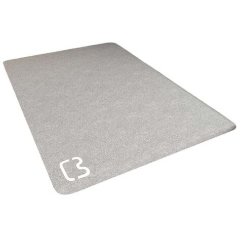Tapis de Bain Antidérapant Super Absorbant Diatomite Tapis Salle de Bain Tapis de Baignoire Tapis de Douche Doux Séchage Rapide (50 80, Gris) (1/3)
