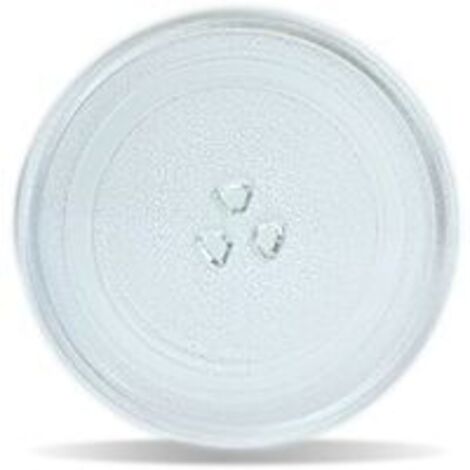 Plateau Tournant Universel En Verre Pour Micro-Ondes 3 Fixations, 245 Mm