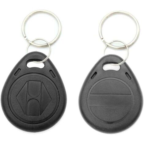 Lot de 2 porte-clés étanches - Inscriptibles / lisibles / statiques RFID - 125 KHz - Carte d'identité - 1 couleurs - Porte-clés, RFID (1/4)