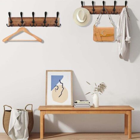 Porte Manteau Mural Bois Bambou | Le Porte-Manteau Original