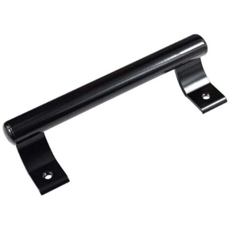 200mm alliage d'aluminium poignée de porte coulissante balcon poignée de porte en verre armoire de salle de bain poignée de porte entrepôt poignée de porte poignée en métal moderne (noir) (1/4)