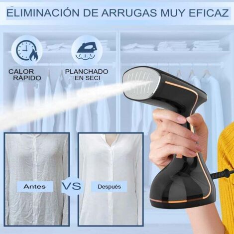 Dandy Tec Défroisseur Vapeur 2 En 1 1200W Avec Diffuseur D'Odeur - Portable Et Pliable, Idéal Maison Et Voyage - Noir Et Rouge
