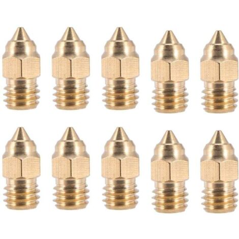 10 PièCes SéRies -6 SE 0.4 MM Buse Hotend Buses pour -10 V2 -3 -5 SéRie D'Imprimante 3D