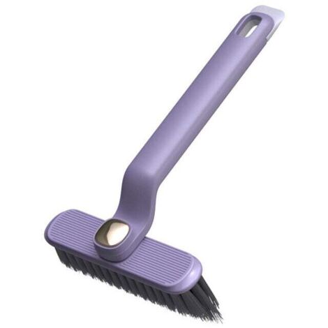 Brosse Nettoyage Salle de Bain, 360 Degrés Brosse Rotative Nettoyage des Interstices, Brosse Joint Carrelage, Brosse pour Crevasses à Poils Durs, pour Rainure Fenetre, Toilettes, Cuisine (Blanc) (1/4)